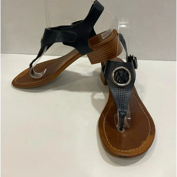 Nautica Black Thong Sandal Size 8 - Picture 3 of 8